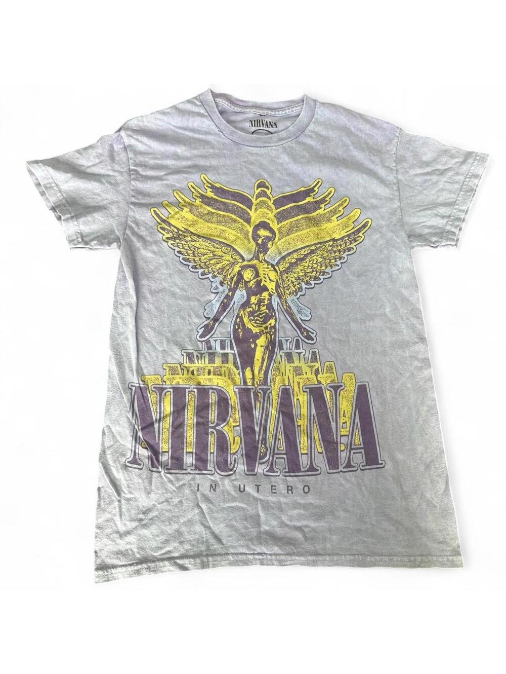 Lavender Nirvana In Utero Angel Graphic Tee | Size S